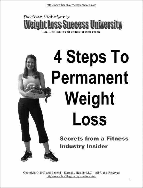 Product picture 4 Easy Steps to PERMANENT Weight Loss!